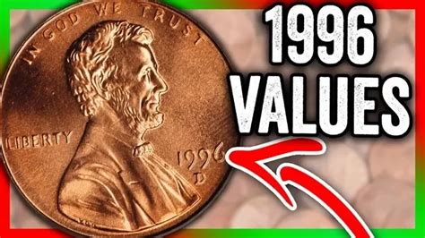 1996 PENNY COIN VALUES RARE PENNIES WORTH MONEY