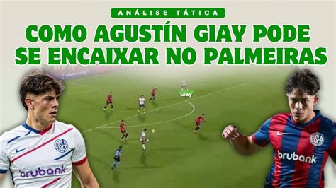 COMO JOGA AGUSTÍN GIAY NOVO REFORÇO DO PALMEIRAS ANÁLISE TÁTICA