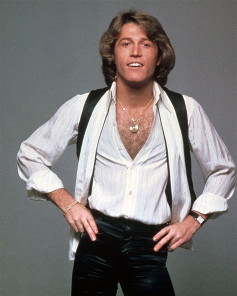 Andy Gibb Hunky Open Shirt With Medallion Pose Photo Or Poster Andy