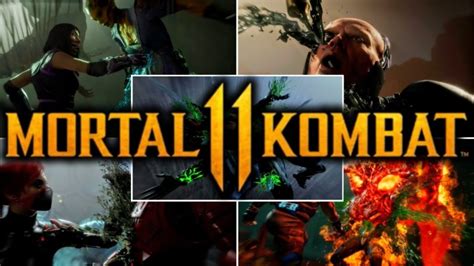 Mk11 Fatal Blow Kombos For All Characters 1080p 60 Fps Ultimate Edition Mortal Kombat 11