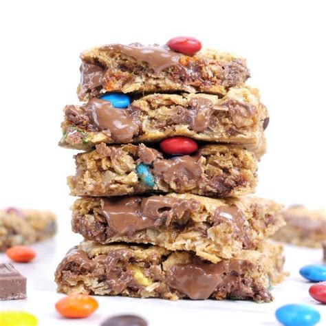 Sheet Pan Monster Cookie Bars Flourlessgluten Free This Mom Cooks