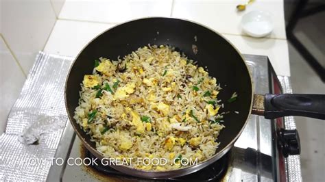 How To Cook Egg Fried Rice Video Recipe Youtube