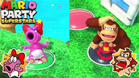 Mario Party Superstars Birdo Vs Mario Vs Donkey Kong Vs Peach Yoshi S