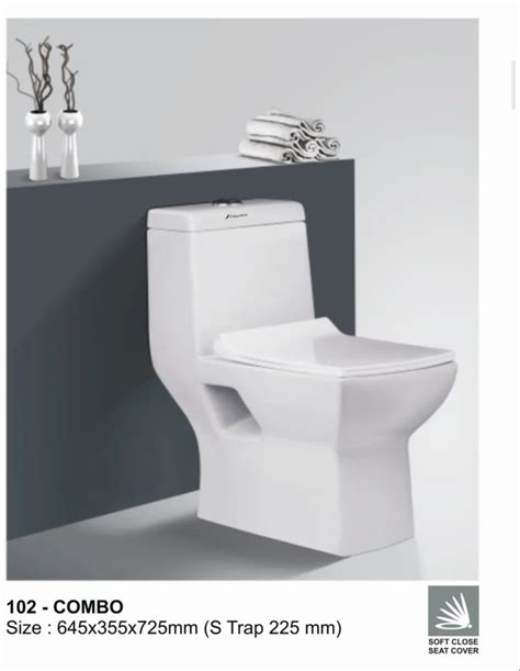 Ceramic One Piece Western Commodetoiletwater Closetewc Ripone S Trap