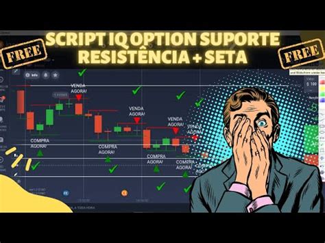 SCRIPT IQ OPTION SUPORTE RESISTENCIA SETA OPÇÕES BINARIAS YouTube