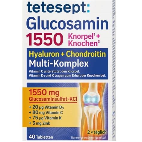 Glucosamine Mg Comprim S Tetesept