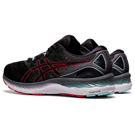 Asics Men's Gel-Nimbus 23 - Black/Electric Red - Running Bath