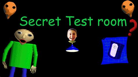 Baldi S Basics Plus Secret Light Test Room Youtube