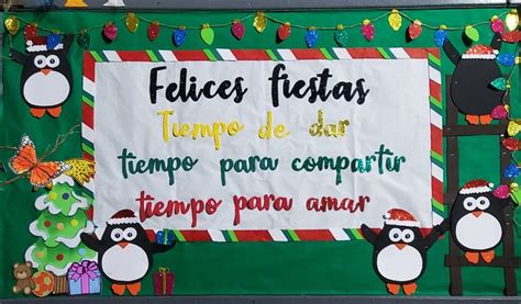 Peri Dico Mural Diciembre Periodico Mural De Navidad Periodico Mural