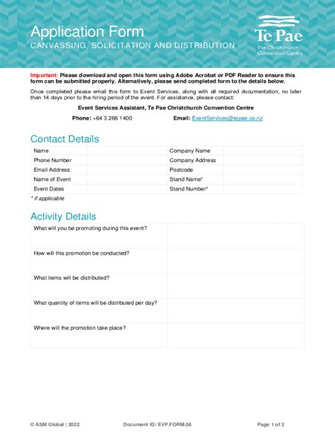 Fillable Online Application Form Canvassing Solicitation And Te Pae Fax Email Print