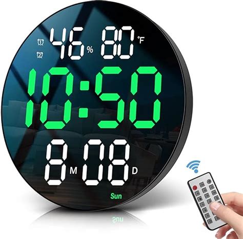 Amazon Jofomp Digital Wall Clock With Large Display Modern