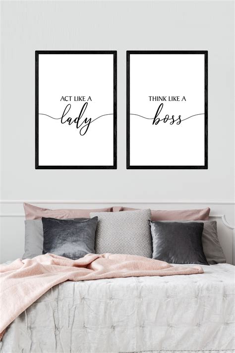 Girl Boss Printable Wall Art Boss Babe Wall Art Boss Babe Etsy Canada