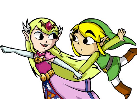 Toon Link And Zelda