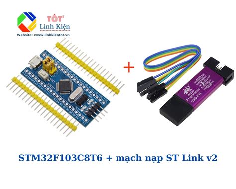 Mạch nạp ST LINK V2 MINI STM8 STM32 STM32F103C6T6 STM32F103C8T6