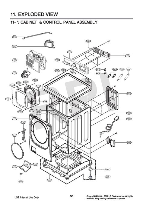 LG WM4370HKA Parts List Reliable Parts