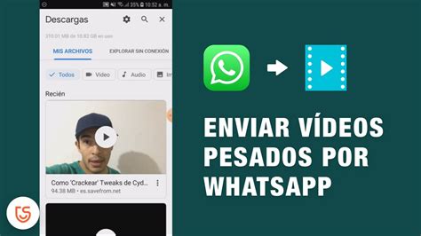 Cómo Enviar Vídeosaudios Pesados Por Whatsapp Tutorial útil Youtube