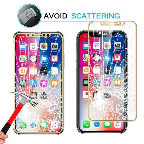 Full Coverage 3d Tempered Glass Screen Protector For Iphone X Xr Xs Max