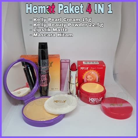 Jual Paket In Mascara Hitam Lipstik Kelly Pearl Cream Gr