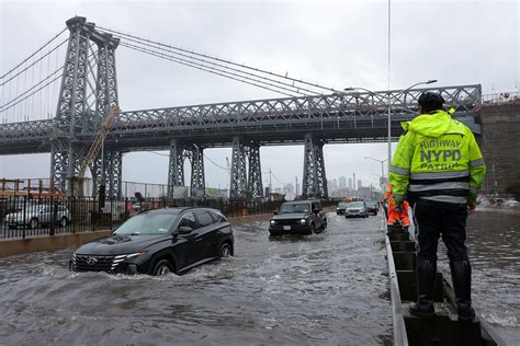 NYC in emergency as torrential rain floods subways, roadways, and basements