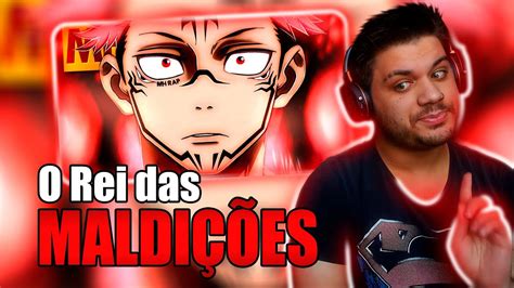 React Vibe Sukuna Jujutsu Kaisen O Rei da Maldição Style Trap