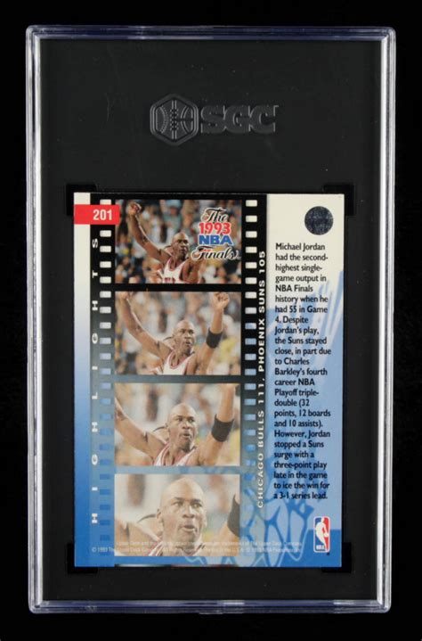 Michael Jordan 1993 94 Upper Deck 201 FIN SGC 10 Pristine Auction