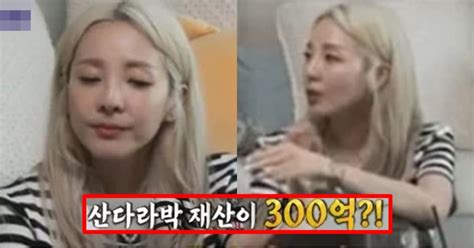 사실 2ne1 해체 후에 산다라박이 솔직하게 밝힌 재산 300억 설 놀라운 내용