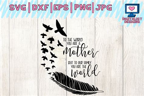 Mothers Day Svg Mom Svg Mother T Mothers Day T To The World