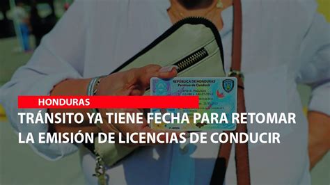 Tránsito ya tiene fecha para retomar la emisión de licencias de