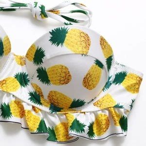 Swim Adorable Pineapple Bikini Set Poshmark