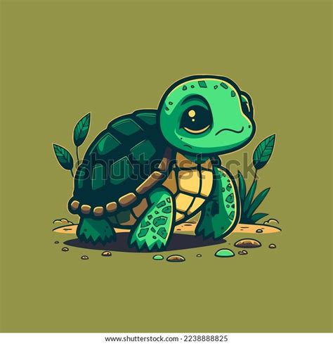 Cute Turtle Face Cartoon Logo Mascot Stock Vector (Royalty Free) 2238888825 | Shutterstock