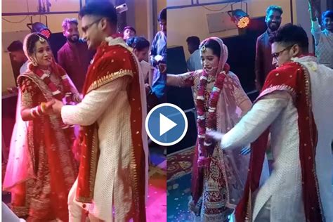 Bride Groom Viral Video The Power Packed Stage Dance Of The Couple Sets The Internet