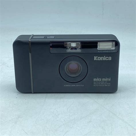 【傷や汚れあり】【y17】konica コニカ Big Mini ビックミニ 35mm F35 コンパクトフィルムカメラ 動作未確認品 現状