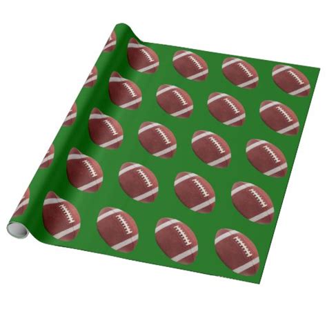 Football Wrapping Paper | Zazzle