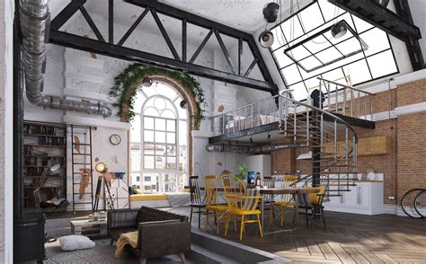 Studio Loft 3d Model By Visuarch