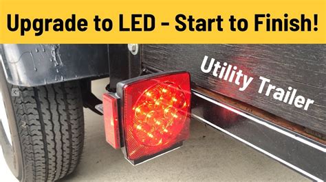 Trailer Led Tail Light Conversion How To Install Youtube