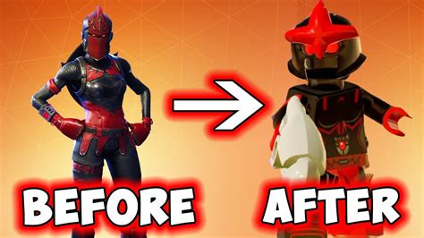 Lego Fortnite Battle Royale Minifigure Red Knight Youtube