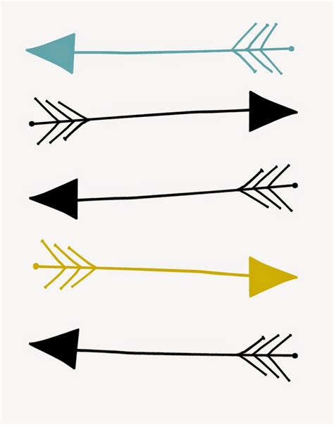 6 Best Images of Free Printable Tribal Art Arrow - Free Printable Arrow Art, Tribal Arrow Clip ...