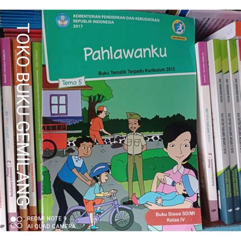 Jual Buku Paket Tema 5 Kelas 4 Sd Pahlawan Ku Penerbit Kementrian