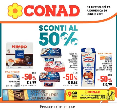 Volantino Conad Sconti Al 50 Fino Al 30 07 Dal 19 07 2023