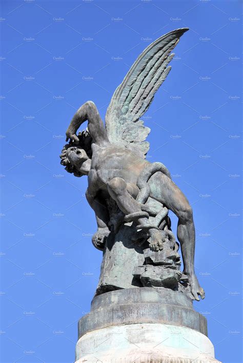 Fallen angel containing fallen, angel, and statue | Arts & Entertainment Stock Photos ~ Creative ...