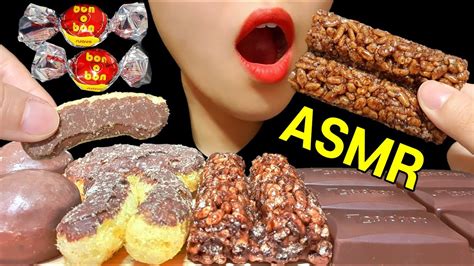 Asmr Chocolate Dessert Party 초콜릿 디저트 모음 리얼 이팅 사운드 노토킹 먹방 Real Eating