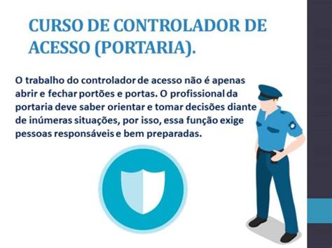 Curso De Controlador De Acesso Portaria Buzzero