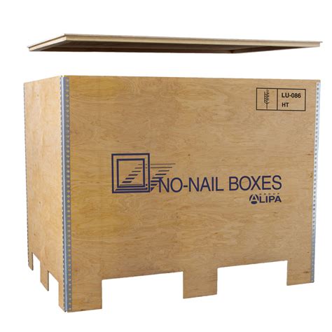 Plywood Pallet Box Eurobox No Nail Boxes Storage Transport