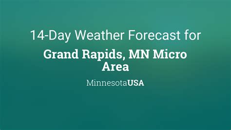 Grand Rapids, MN Micro Area, Minnesota, USA 14 day weather forecast