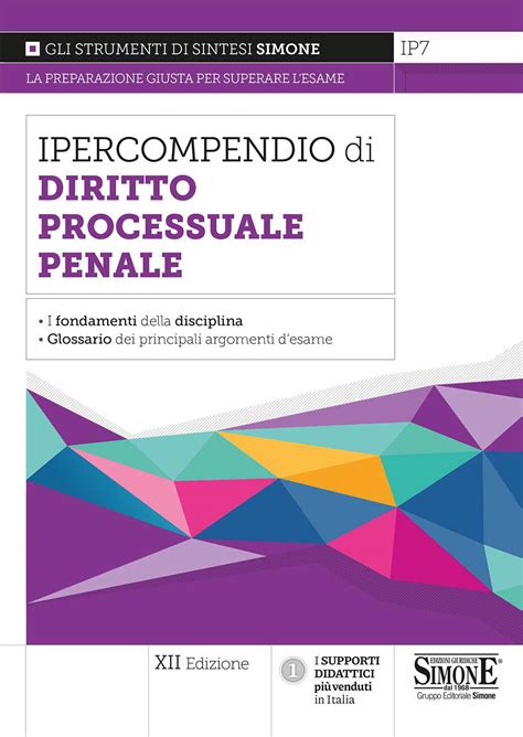 Ebook Ipercompendio Diritto Processuale Penale Edizioni Simone