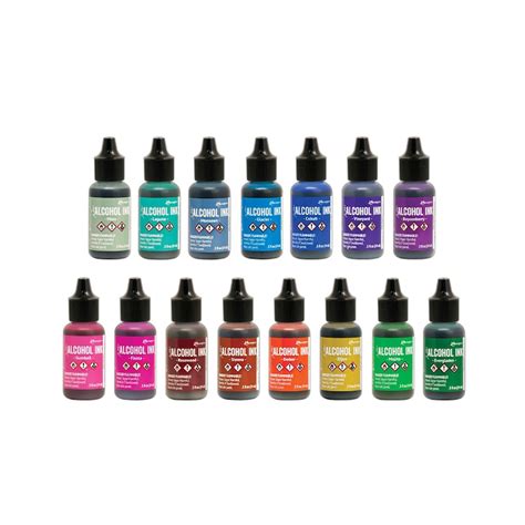 Tim Holtz Alcohol Ink Set Starter Set 15 Colors Etsy