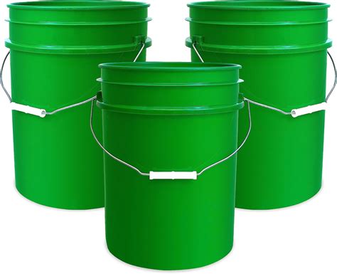 Amazon House Naturals Gallon Plastic Green Bucket With Screw On