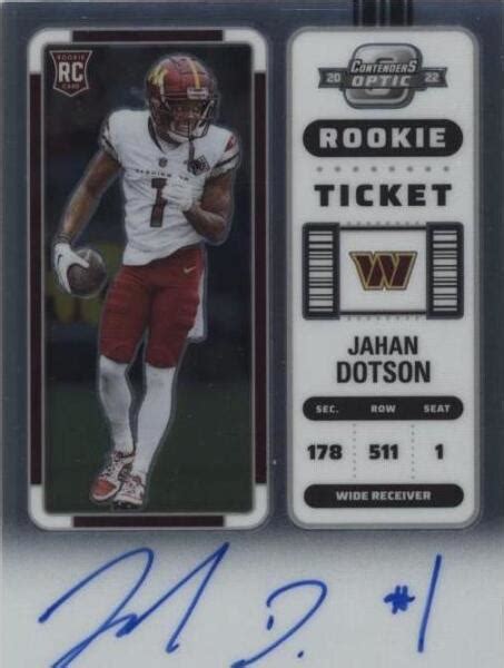 Panini Contenders Optic Rookie Ticket Rps Autographs Jahan