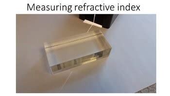 Measuring refractive index - Experiment guide, teacher and student ...