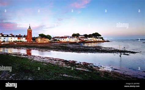 Lympstone Village at sunset Stock Photo - Alamy